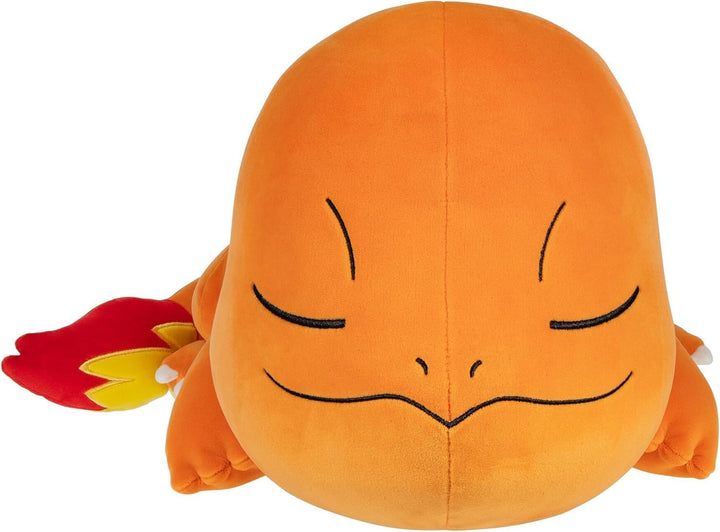 Pokémon PKW4319-45cm Schlafendes Plüsch - Glumanda, offizielles Plüsch, Glumanda