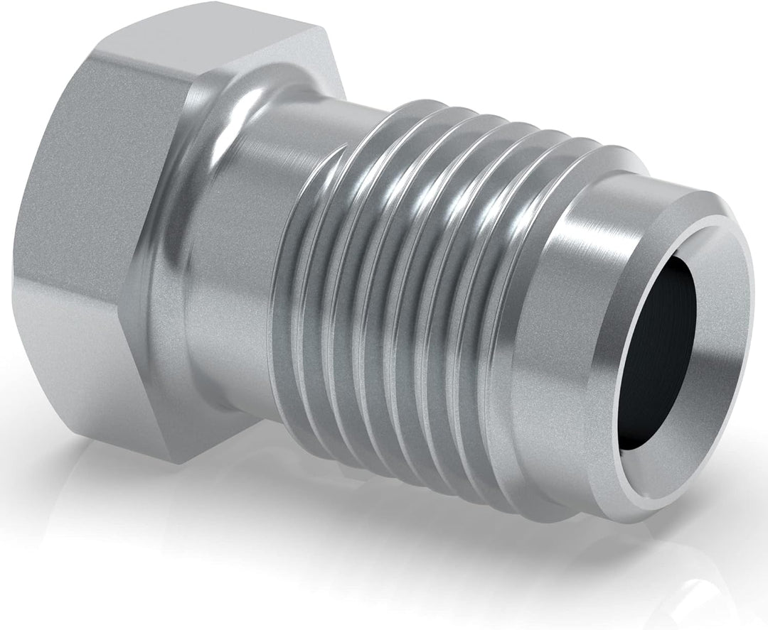 100x Verschraubung M10 x 1 für Bremsleitung 4,75 mm Bördel E Typ D Profi Verbinder DIN/ISO 1651 konf