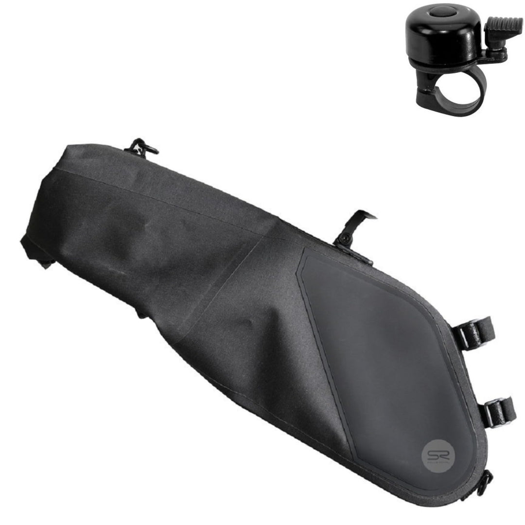 Selle Royal Saddle Bag extra Large (7l) Satteltasche Fahrradtasche Klippsystem inkl. Fahrradklingel