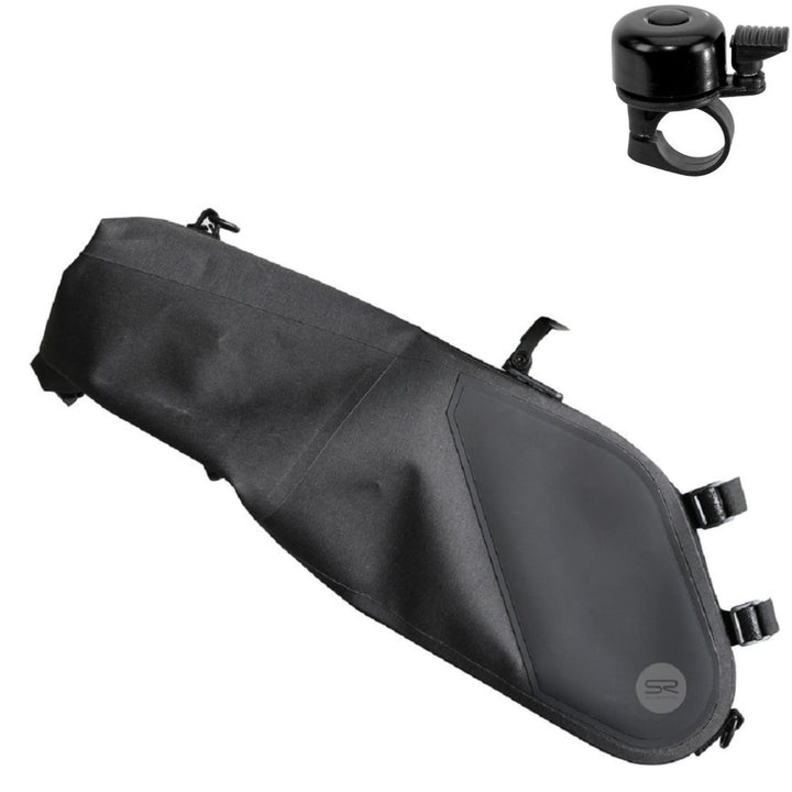 Selle Royal Saddle Bag extra Large (7l) Satteltasche Fahrradtasche Klippsystem inkl. Fahrradklingel