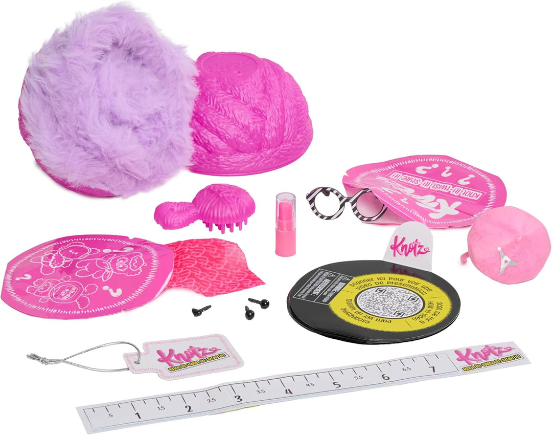 Just Play Knotz Tier-Serie 1, 10 cm grosses Plüschtier mit Zubehör, 12 zum Sammeln, Kinderspielzeug
