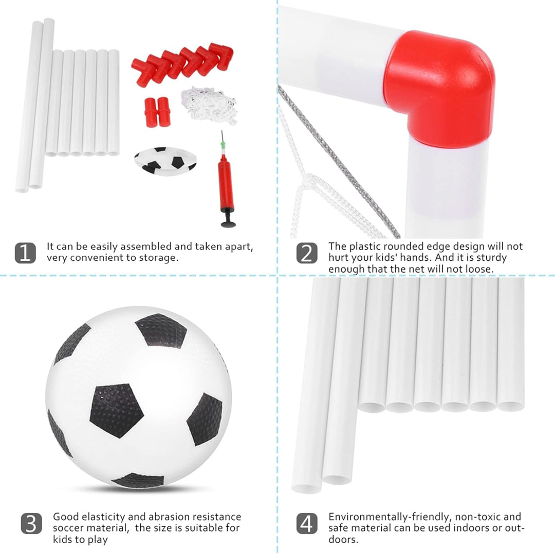 Outdoor Fussballtor Premium Portable Fussballtor Set Portable extra starkes langlebiges Fussballnetz