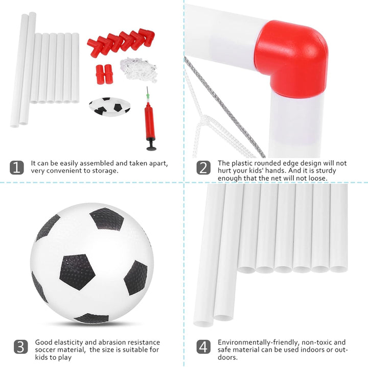 Outdoor Fussballtor Premium Portable Fussballtor Set Portable extra starkes langlebiges Fussballnetz