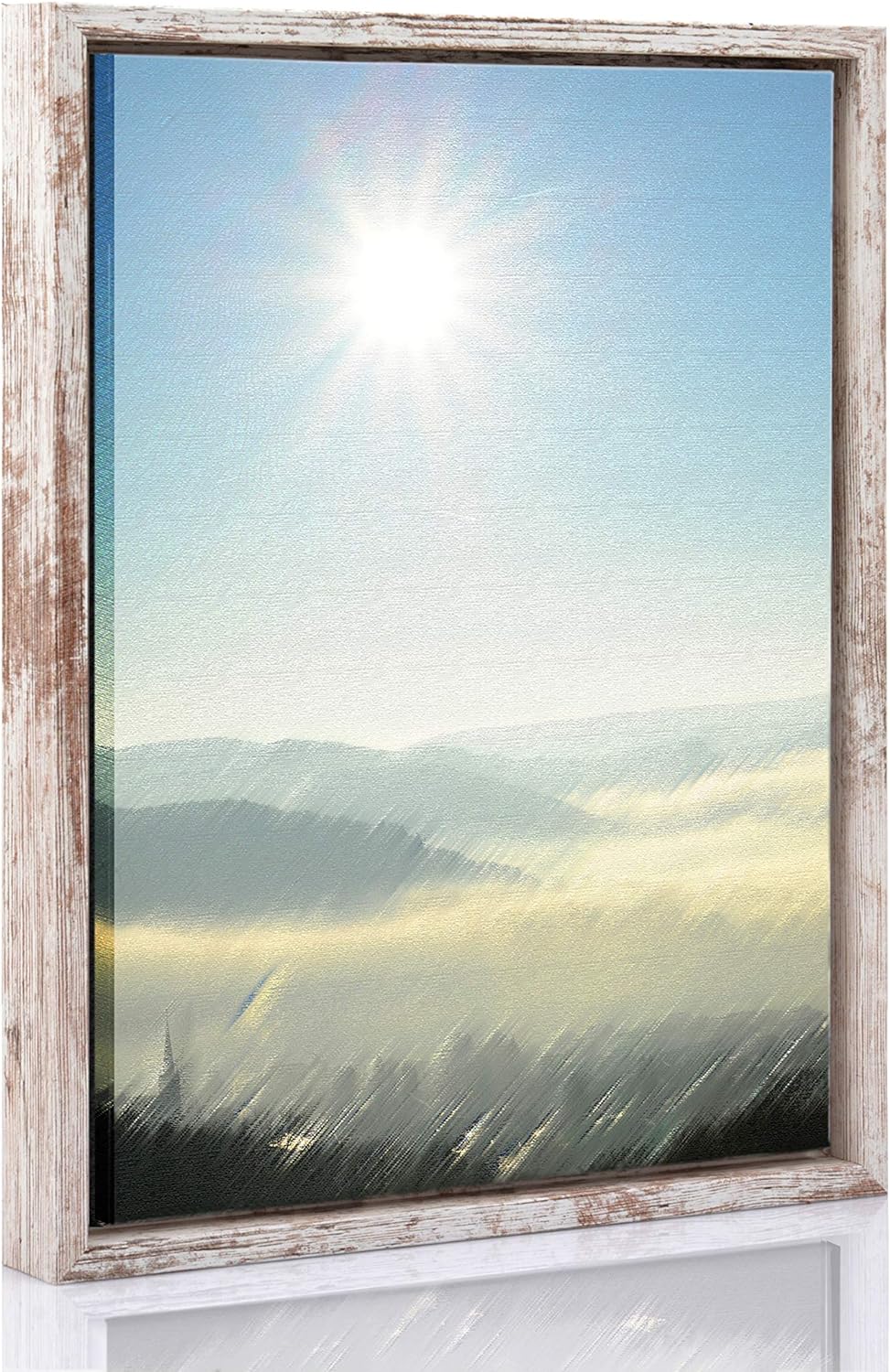rahmengalerie24 Schattenfugenrahmen 50x90 cm Vintage für Leinwand Bilderrahmen Keilrahmen für Leinwä