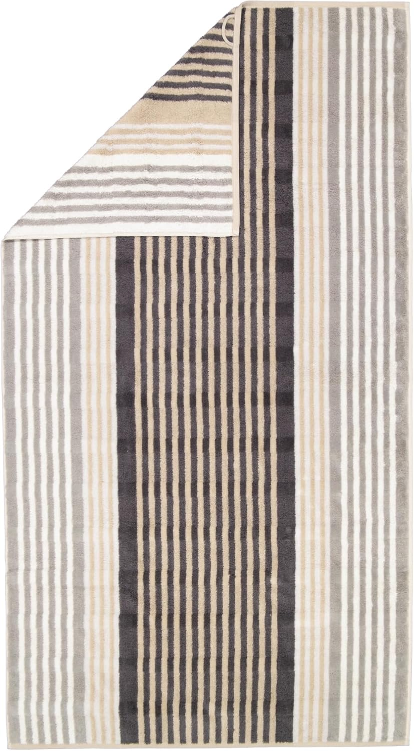 CAWÖ Home Handtücher Noblesse Harmony Streifen 1085 Natur - 37 Duschtuch 80x160 cm, Duschtuch 80x160