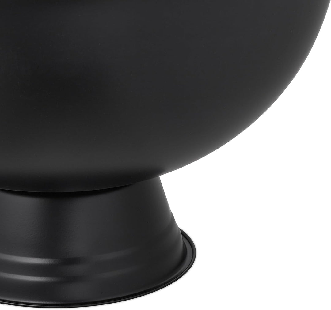 Relaxdays Sektkühler, Edelstahl, H x D: 23,5 x 40 cm, Flaschenkühler für Sekt, Champagner, Wein, XXL