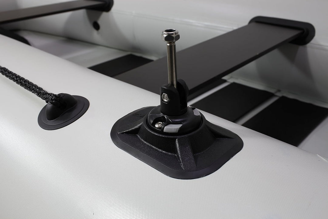 2 x Rowlock Pair, Paddelhalter Ruderdollen Dolle Ruderhalterung von Railblaza schwarz - schwarz, sch