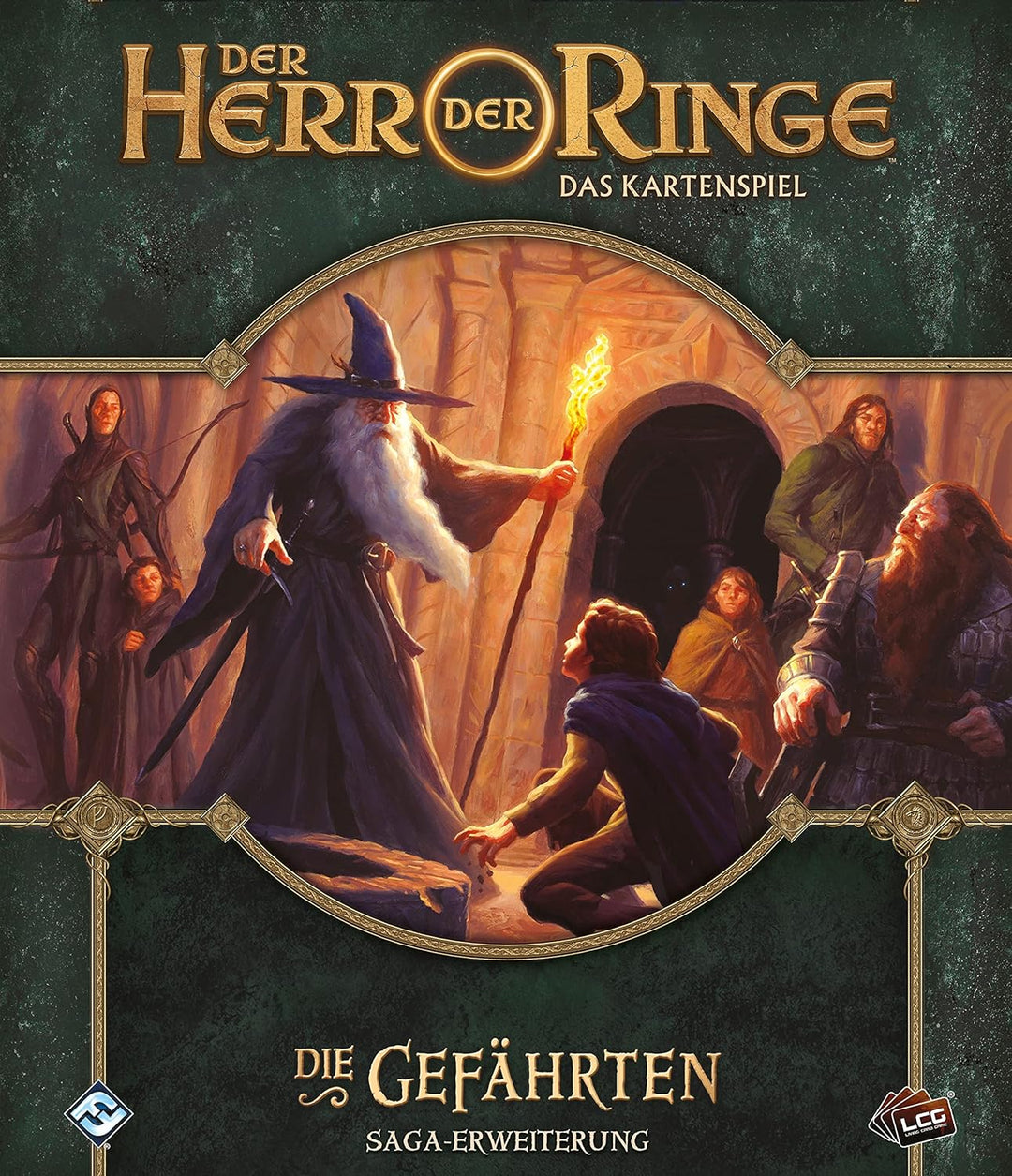 Asmodee | Fantasy Flight Games | Der Herr der Ringe: LCG – Die Gefährten | Saga-Erweiterung | Expert