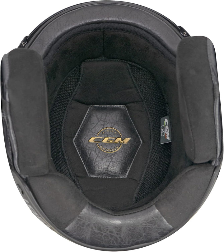 CGM Unisex – Erwachsene EBI skihelm, Schwarz Perlgold, M (57-58cm)
