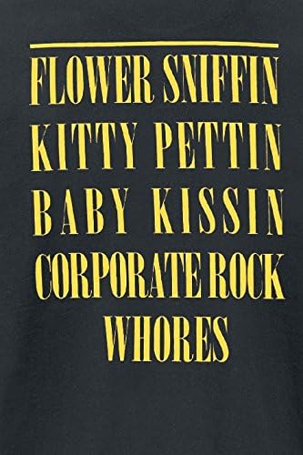 Nirvana Herren Smiley T-Shirt XL Schwarz, XL Schwarz