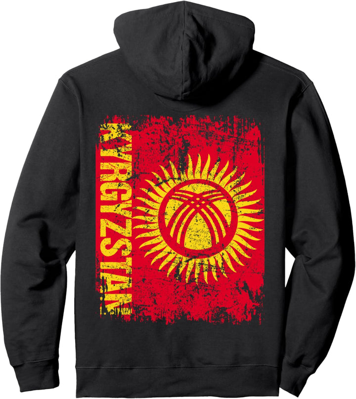 KIRGISISTAN Flagge Damen Herren Kinder KIRGISISTAN Pullover Hoodie