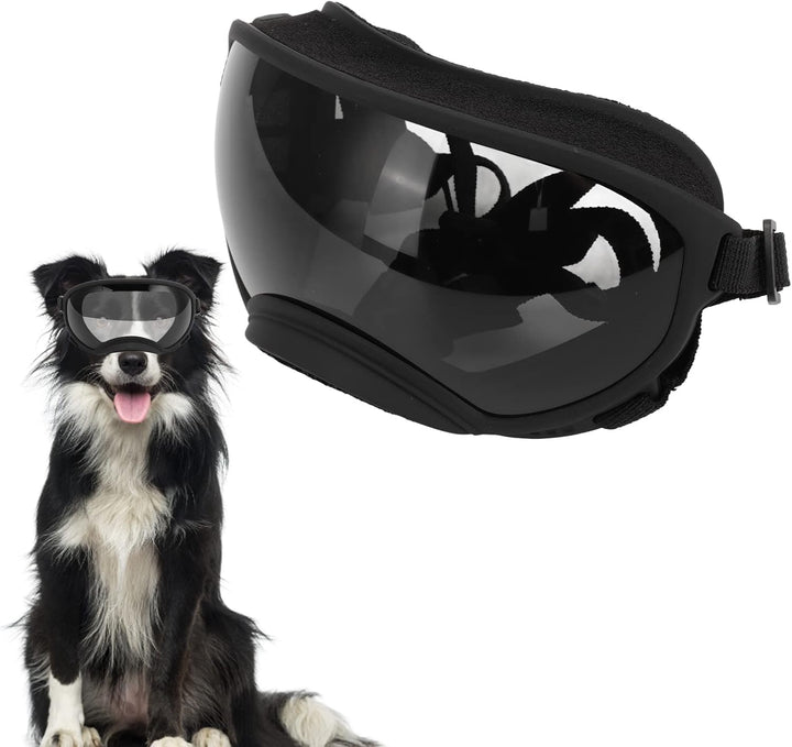 VBESTLIFE Hundebrille, Winddicht, UV-beständig, Staubdicht, Verstellbarer Riemen, Langlebige Hundeso