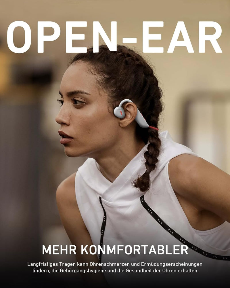 ANCwear Open Ear Kopfhörer Bluetooth, wasserdichte Kopfhörer kabellos Bluetooth Sport, Ohrhörer Blue