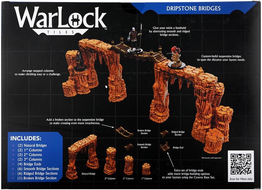 WarLock Tiles Zubehör – Dripstone Bridges Dripstone Brücken, Dripstone Brücken