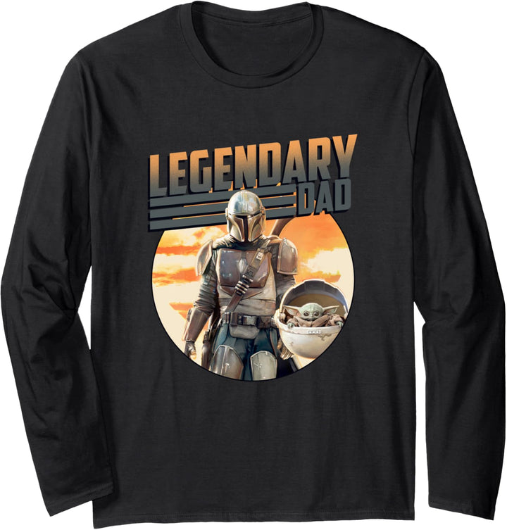 Star Wars: The Mandalorian & Grogu Vatertag Legend Badge Langarmshirt
