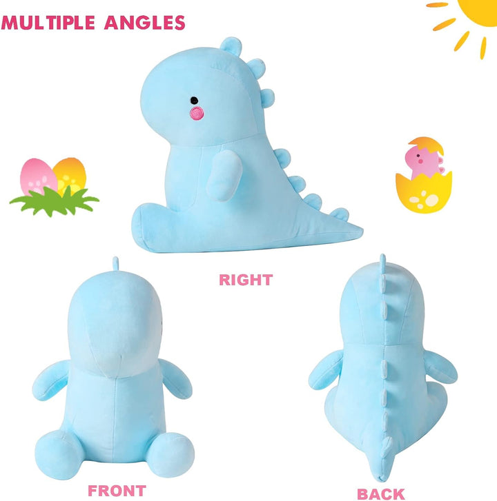 shownicer Plüschtier Dinosaurier Kuscheltier Stofftier Kawaii Dino Plüsch, Plüschsaurier Plüschkisse