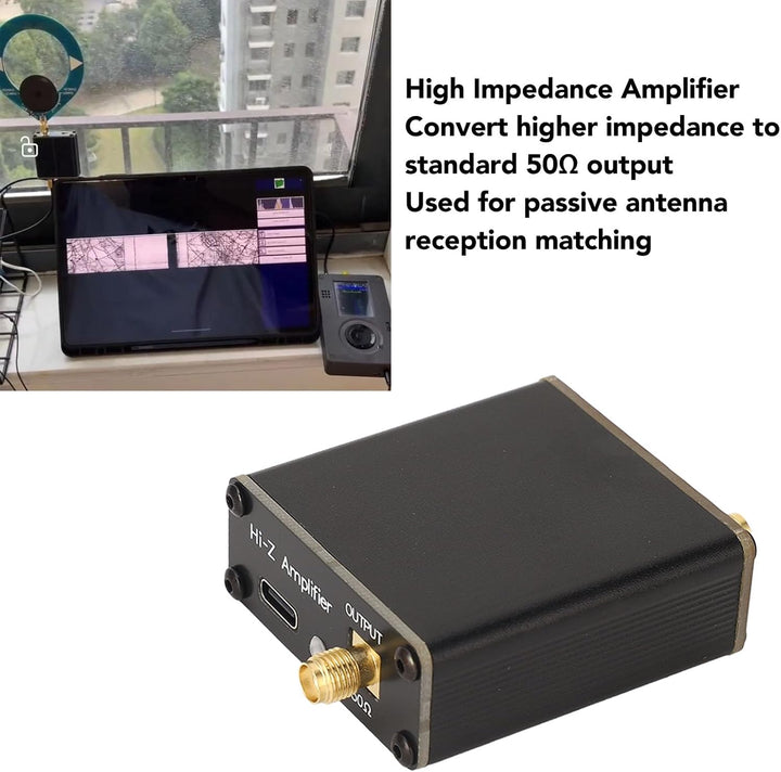 Impedanzverstärker für Audio, Impedanzwandler Hoch-Niedrig-Impedanz-Umwandlungsgerät 1 MΩ Bis 50 Ω E