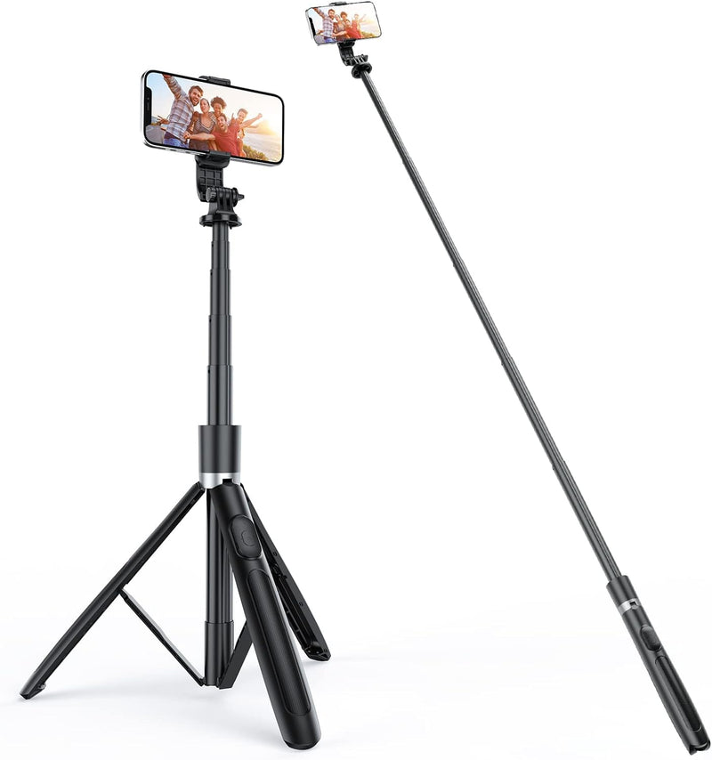 ATUMTEK Selfie-Stick 150CM 3 in 1 Selfie Stick Bluetooth Teleskop Selfie Stick Stativ mit Abnehmbare