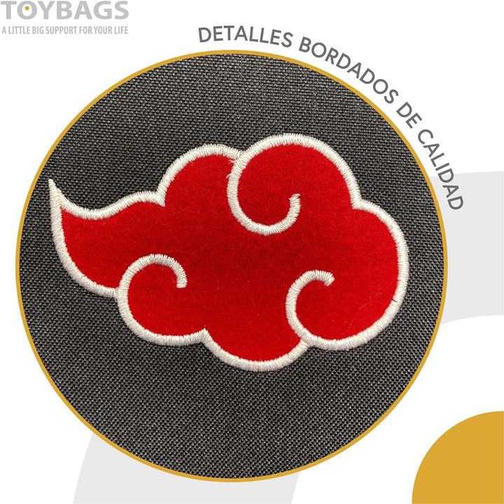 NARUTO Unisex – Erwachsene Cloud Mochila Rucksack, Mehrfarbig, One Size