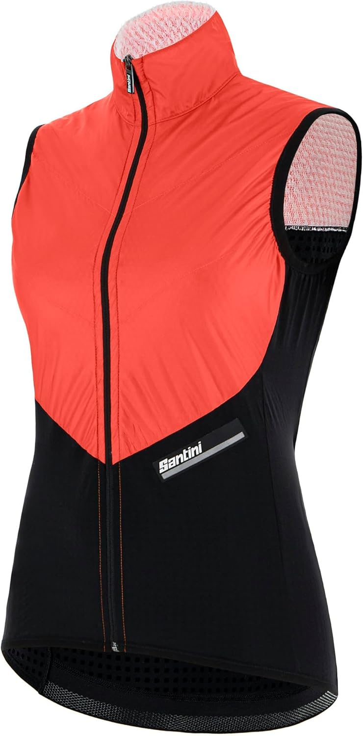Santini Damen Redux Stamin-Gilet Antivent Weste XL Gn, XL Gn