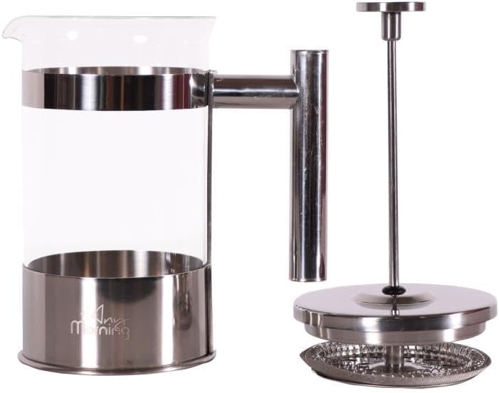 Any Morning French Press Kaffeebereiter | Kaffeekanne aus Edelstahl | Pressstempelkanne für frischen