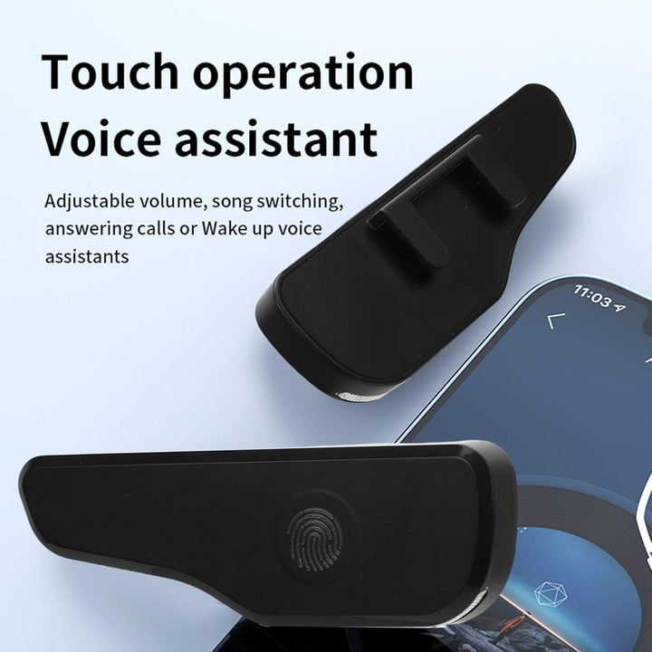Fockety Externe Brille -Kopfhörer, Open-Ear-Sound-Wireless-Headset mit 5.3-Chip, Vibrations-Soundübe