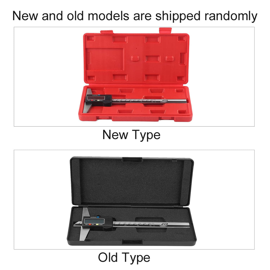 Elektronisches LCD Display Tiefenmesser Digitaler Tiefenmessschieber, Edelstahl Tiefenmessschieber M
