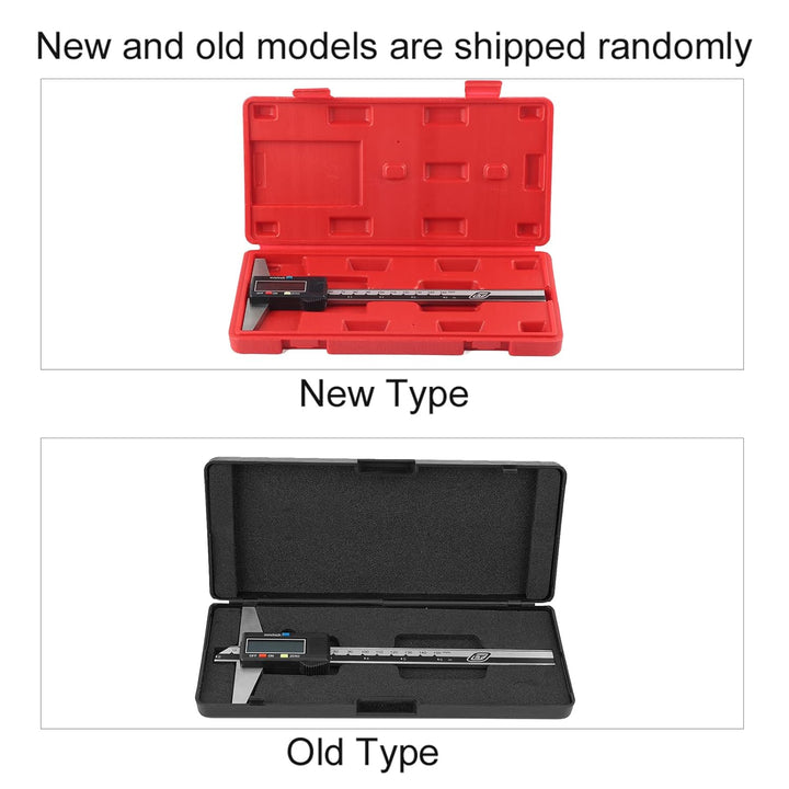 Elektronisches LCD Display Tiefenmesser Digitaler Tiefenmessschieber, Edelstahl Tiefenmessschieber M