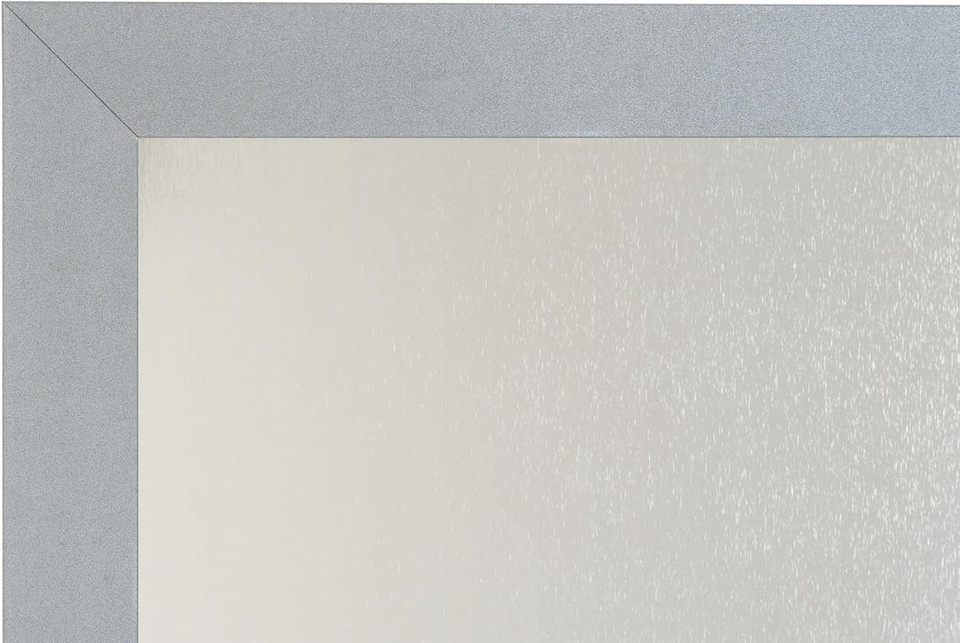 Bi-Office Blokko Whiteboard, MDF Rahmen, lackierter Stahl, 34 mm dicker, grau/silber, Whiteboard