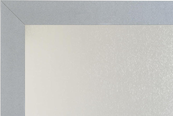Bi-Office Blokko Whiteboard, MDF Rahmen, lackierter Stahl, 34 mm dicker, grau/silber, Whiteboard