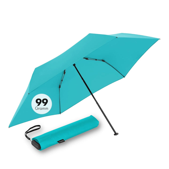 Doppler Taschenschirm Zero,99 Flat I Ultra leichter Regenschirm I Kleiner Schirm I Mini Regenschirm