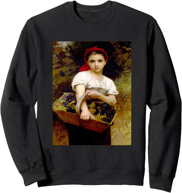 William-Adolphe Bouguereaus Der Traubenpflücker Sweatshirt