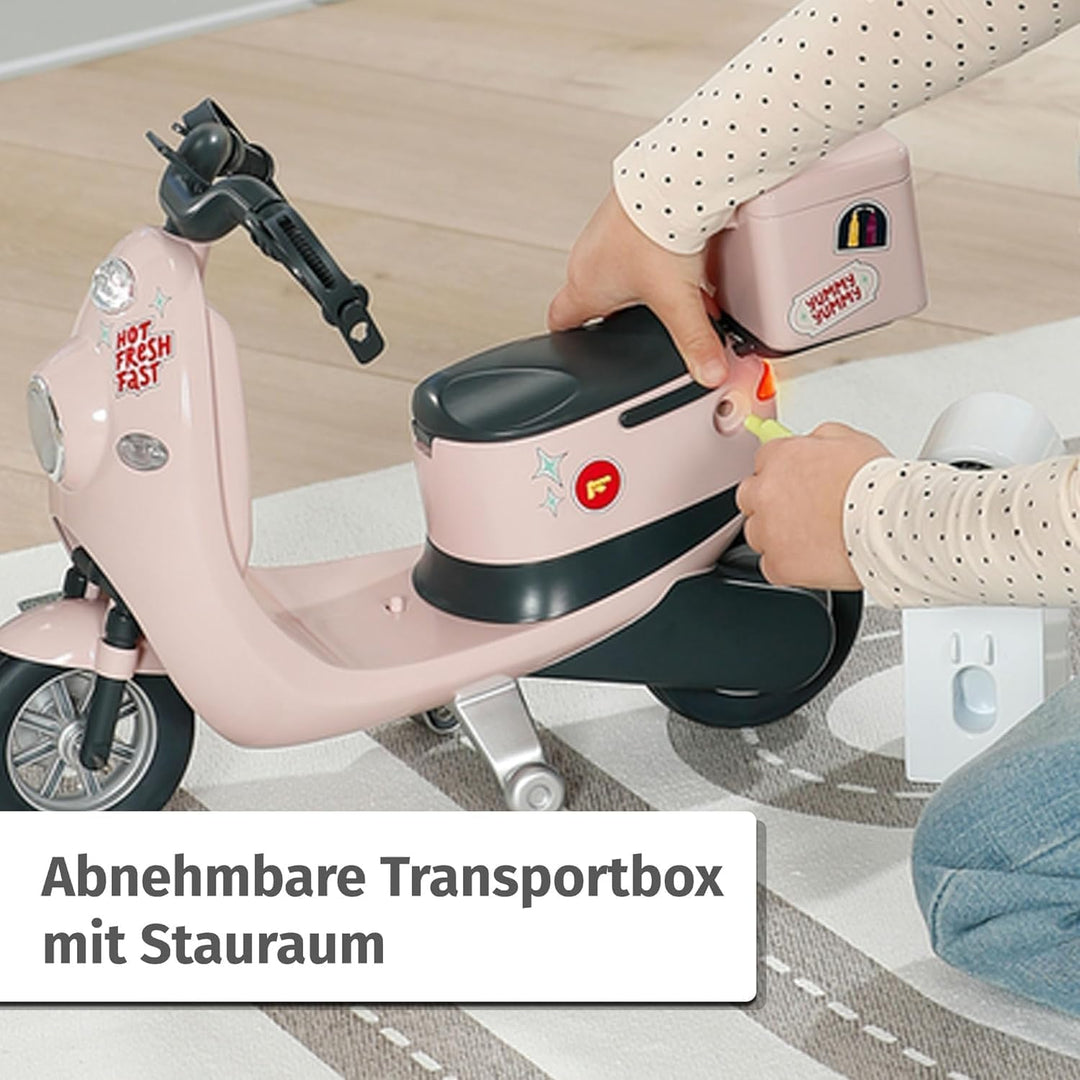 BABY born E-Scooter, Ferngesteuerter Roller mit Ladestation zum Aufladen Spielen, für 43cm Puppen, 8