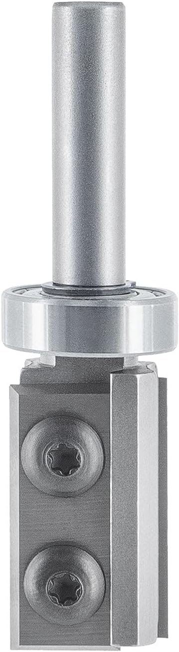 ENT 20321 Wendeplatten Bündigfräser HW, Schaft (S) 8 mm, Durchmesser (D) 19 mm, NL 30 mm, SL 30 mm,