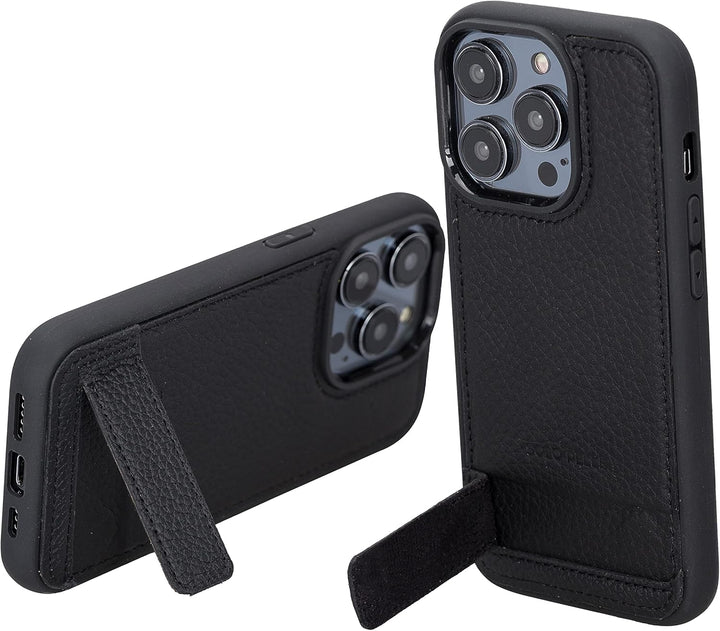 Solo Pelle Lederhülle für das iPhone 14 Pro in 6.1 Zoll Case Leder Hülle Ledertasche Backcover aus e
