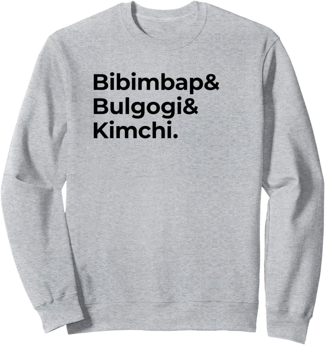 Bibimbap Bulgogi Kimchi Korea Essen K-Pop K-Drama Koreanisch Sweatshirt