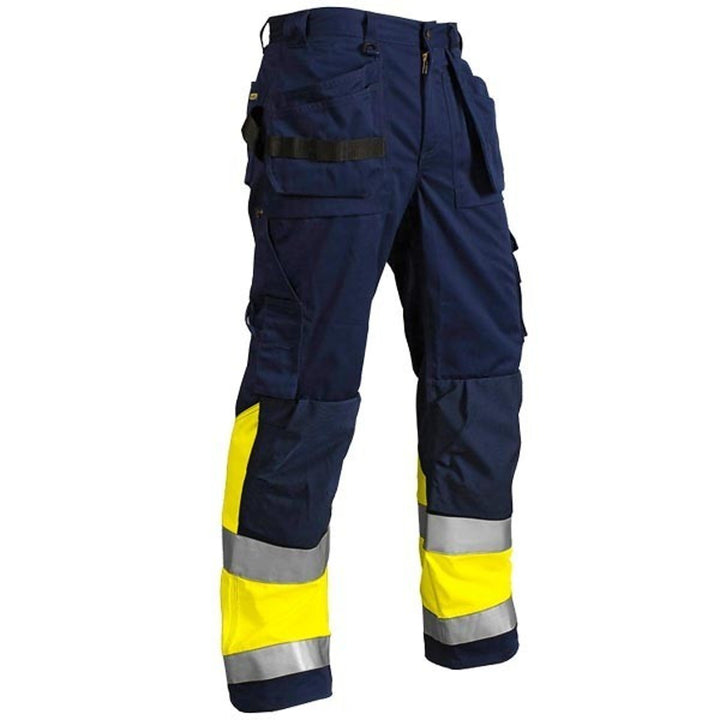 Blaklader 15291860 Hose mit hoher Sichtbarkeit, Marineblau/Gelb, grootte C148 C148 Navy Blue / Yello