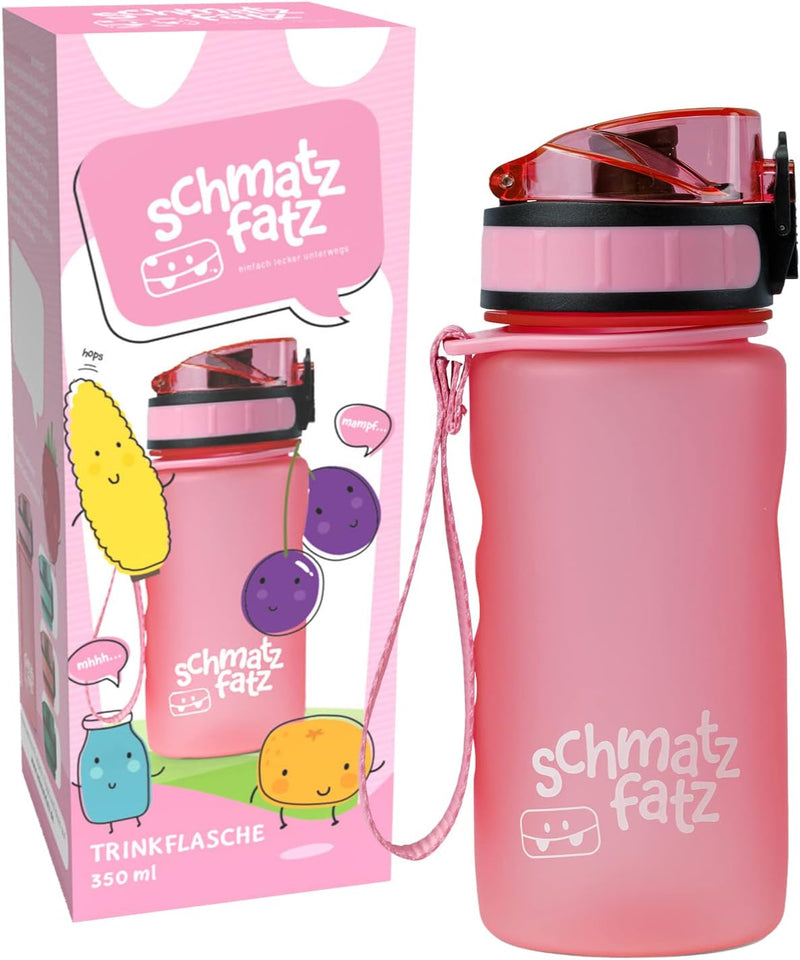 schmatzfatz Klarstein Sportflasche, Sport-Wasserflasche, hält kaltes Wasser, Trinkflasche für Erwach