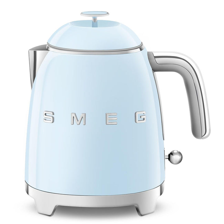Smeg KLF05PBEU Mini Wasserkocher Blau 0.8 Liter Pastellblau, 0.8 Liter Pastellblau