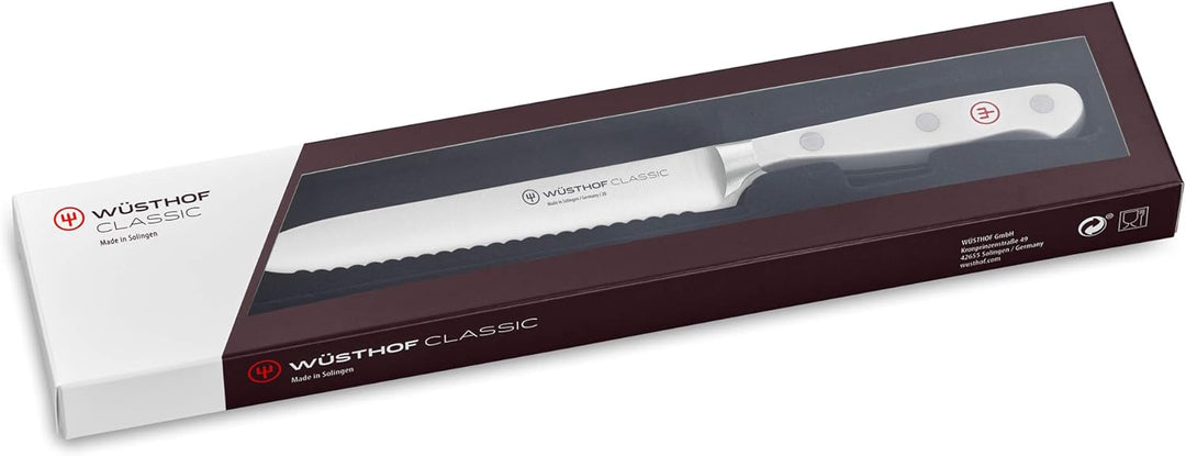 WÜSTHOF Classic Aufschnittmesser 14 cm, weiss, Weiss