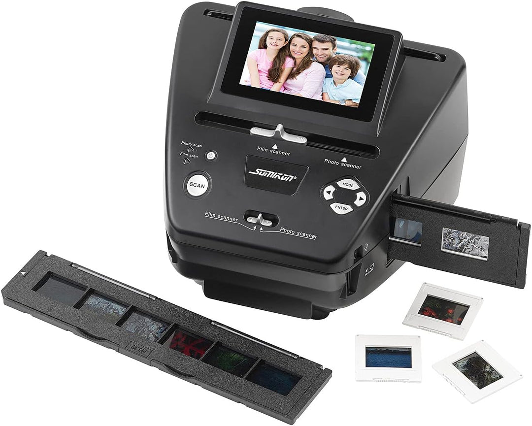 Somikon Diascanner: Stand-Alone-Foto-, Dia- & Negativscanner, 2.850 DPI, 20 MP, Display (Photoscanne
