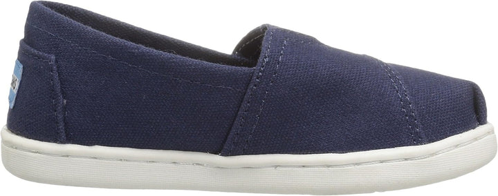 TOMS Unisex Kinder Alpargata Flache Slipper 17.5 EU Marineblau, 17.5 EU Marineblau