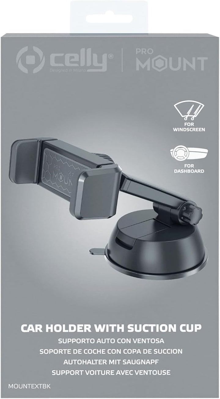Celly MOUNTEXT KFZ-Halterung mit Saugnapf
