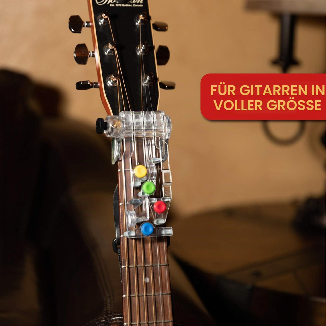 ChordBuddy "Made in the USA" – Gitarrenlernen mit Songbook, Unterrichtsplan, App und Rechtshänder Ch