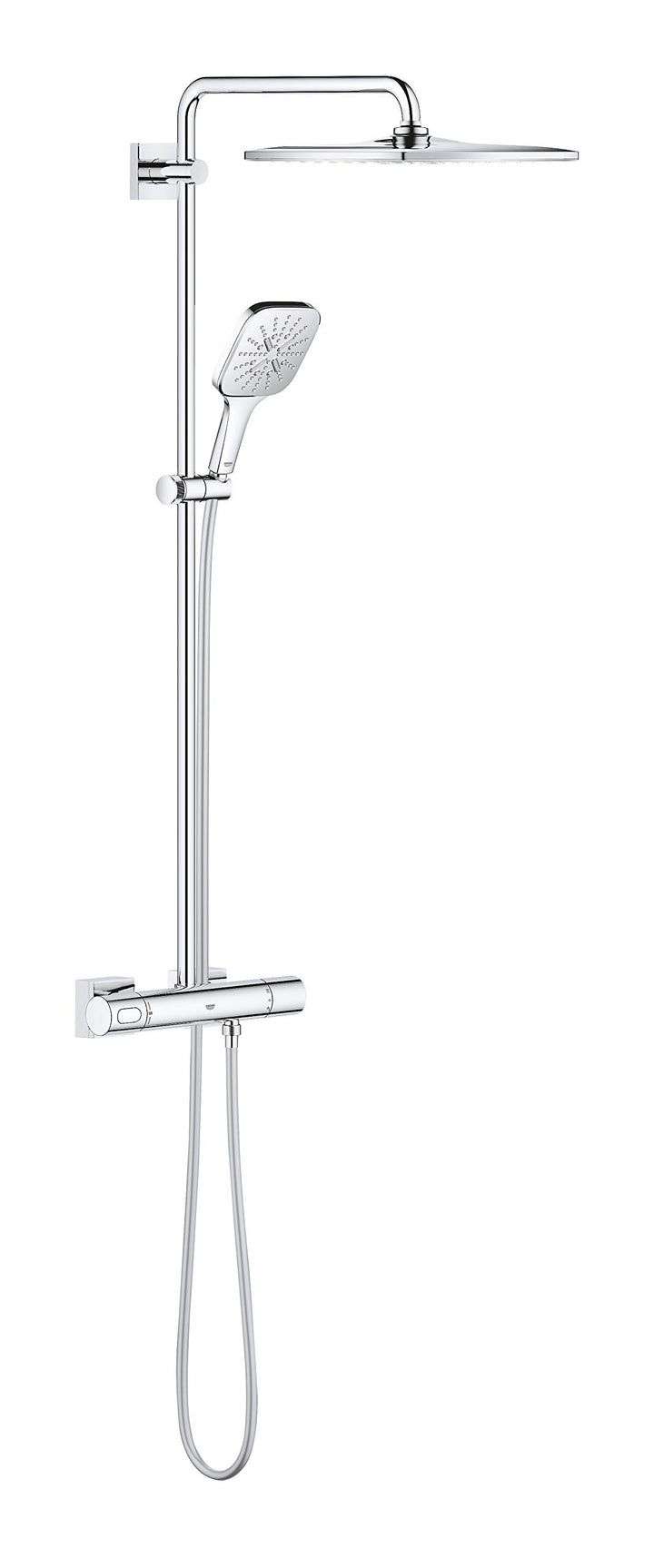 GROHE Rainshower Smartactive 310 - Duschsystem mit Thermostatarmatur (Sicherheitsperre bei 38°C, lan