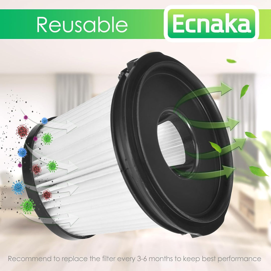 6 Stück Filter Ersatzteile Zubehör für Shark Detect Pro IW3611DE / IW3611EU / IW3612EU / IW1611DE/ I