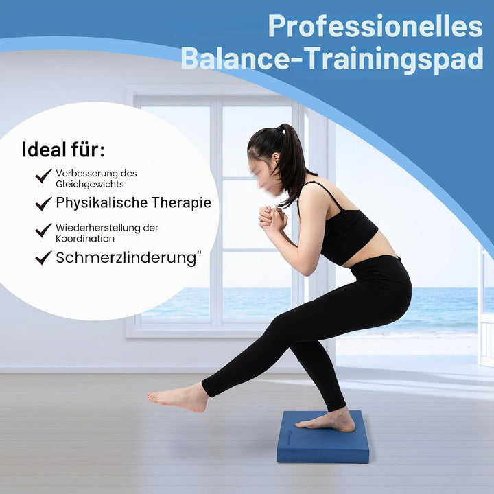 StrongTek Professional Foam Exercise Balance Pad.15.8" x 13" x 2", High Density TPE Schaum Kniepolst
