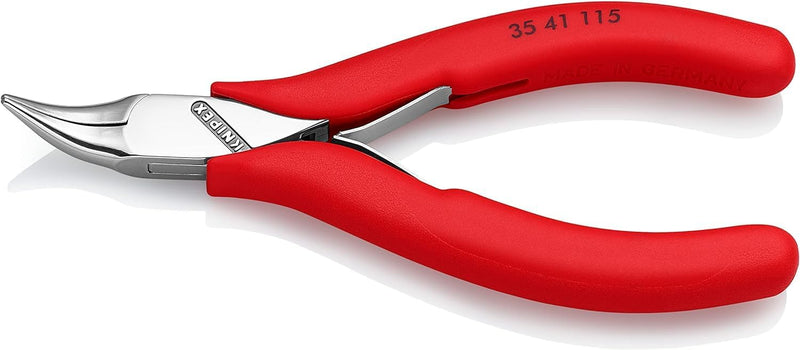 Knipex Elektronik-Greifzange mit Mehrkomponenten-Hüllen 115 mm 35 41 115