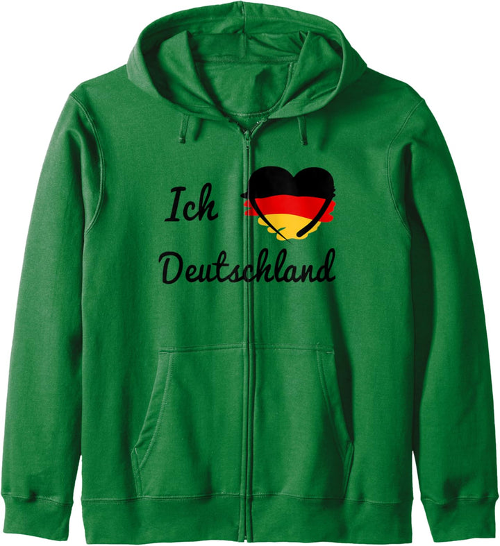 Deutschland Flagge Deutsche Flagge Ich Liebe Deutschland Kapuzenjacke