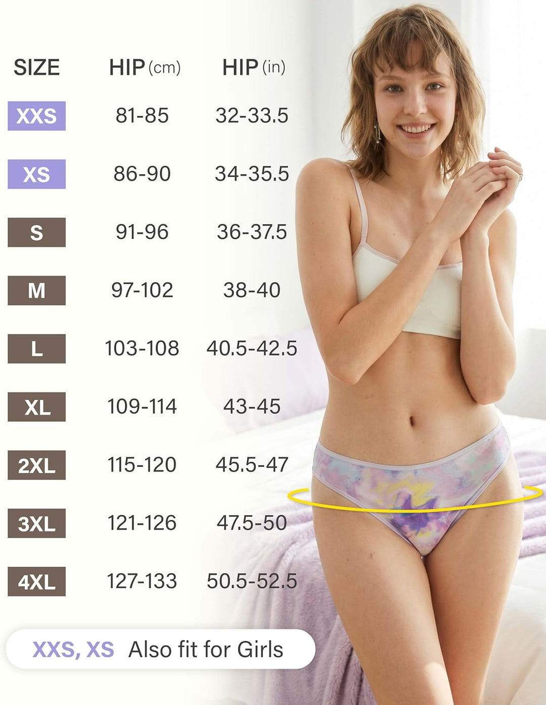 Neione Periodenunterschwäsche Menstruation Unterhosen Perioden Unterwäsche Damen Brazilian Slip, 3er